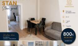 Trosoban stan, Beograd - Gundulićev venac | Izdavanje · 61m² · 800€