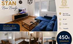 Jednoiposoban stan, Novi Sad | Izdavanje · 47m² · 450€
