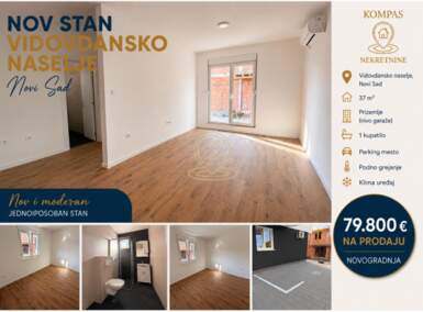 Jednoiposoban stan, Novi Sad | Prodaja · 38m² · 79.800€