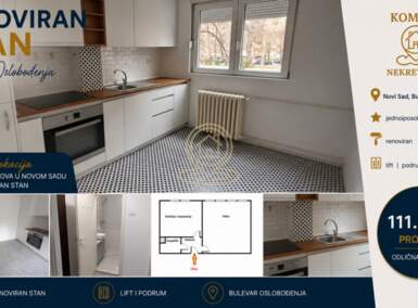 Jednoiposoban stan, Novi Sad | Prodaja · 31m² · 111.240€