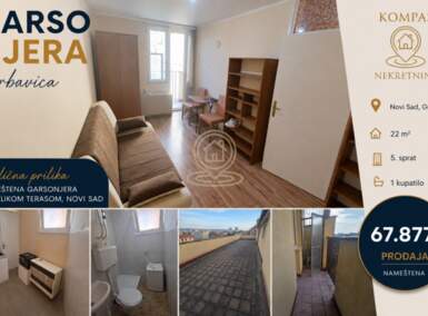 Jednosoban stan, Novi Sad | Prodaja · 22m² · 67.877€