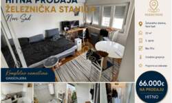 Garsonjera, Novi Sad | Prodaja · 22m² · 66.000€