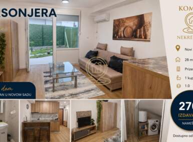 Jednosoban stan, Novi Sad | Izdavanje · 28m² · 270€
