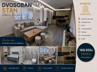 Dvosoban stan, Novi Sad | Prodaja · 50m² · 169.950€