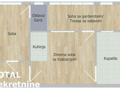 Jednoiposoban stan, Novi Sad - Centar | Prodaja · 32m² · 72.000€