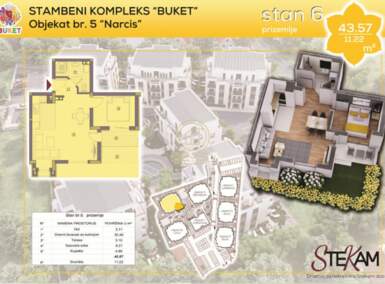 Dvosoban stan, Vrnjačka Banja | Prodaja · 54m² · 117.368€