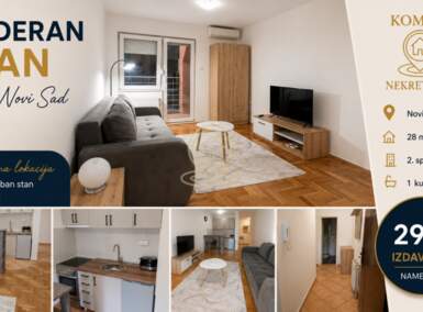 Jednosoban stan, Novi Sad | Izdavanje · 28m² · 290€