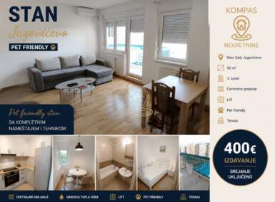 Jednosoban stan, Novi Sad | Izdavanje · 27m² · 400€