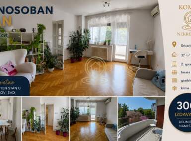 Jednosoban stan, Novi Sad | Izdavanje · 37m² · 300€