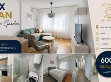 Dvosoban stan, Novi Sad | Izdavanje · 48m² · 600€