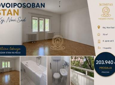 Dvoiposoban stan, Novi Sad | Prodaja · 70m² · 203.940€