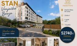 Jednosoban stan, Vrnjačka Banja | Prodaja · 23m² · 52.740€