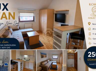 Jednosoban stan, Novi Sad | Izdavanje · 20m² · 250€