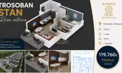Trosoban stan, Novi Sad - Alibegovac | Prodaja · 61m² · 119.760€
