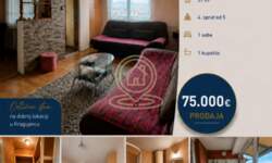 Jednosoban stan, Kragujevac | Prodaja · 37m² · 75.000€