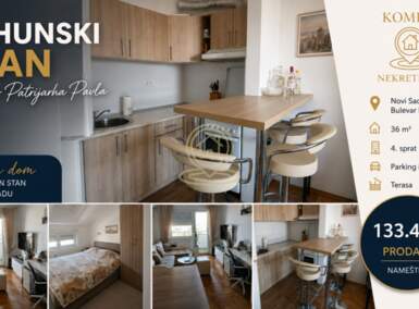 Jednoiposoban stan, Novi Sad | Prodaja · 36m² · 133.488€