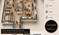 Trosoban stan, Kragujevac | Prodaja · 61m² · 114.500€