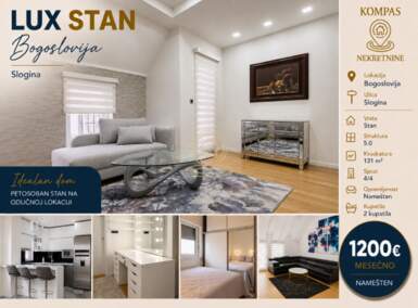 Stan, Beograd - Bogoslovija | Izdavanje · 131m² · 1.200€