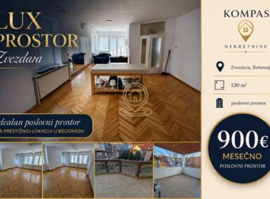 Poslovni prostor / Lokal, Beograd - Retenzija | Izdavanje · 130m² · 900€