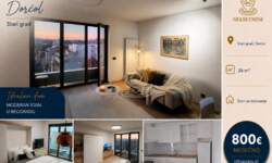Jednosoban stan, Beograd - Dorćol | Izdavanje · 36m² · 800€