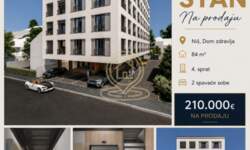 Trosoban stan, Niš - Božidar Adžija | Prodaja · 84m² · 210.000€