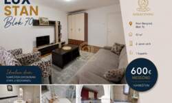 Dvosoban stan, Beograd - Blok 70 | Izdavanje · 57m² · 600€