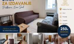 Jednoiposoban stan, Novi Sad | Izdavanje · 30m² · 250€