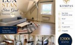 Trosoban stan, Beograd - Knez Mihajlova | Izdavanje · 93m² · 1.200€