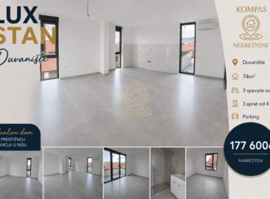 Troiposoban stan, Niš - Duvanište | Prodaja · 74m² · 173.900€