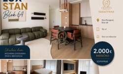 Trosoban stan, Beograd - Blok 64 | Izdavanje · 78m² · 2.000€