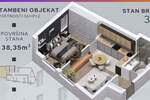 Jednoiposoban stan, Niš | Prodaja · 38m² · 72.110€