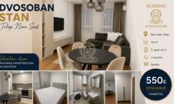 Jednoiposoban stan, Novi Sad | Izdavanje · 43m² · 550€