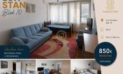 Trosoban stan, Beograd - Blok 70 | Izdavanje · 98m² · 850€