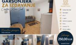Jednosoban stan, Novi Sad | Izdavanje · 20m² · 250€