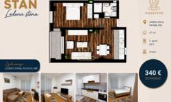 Jednoiposoban stan, Niš - Ledena stena | Izdavanje · 47m² · 340€