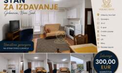 Jednosoban stan, Novi Sad | Izdavanje · 25m² · 300€