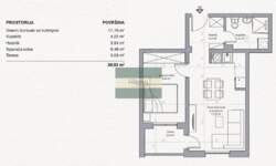 Jednosoban stan, Jagodina | Prodaja · 38m² · 56.475€