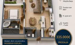 Cetvorosoban stan, Beograd - Višnjička Banja | Prodaja · 88m² · 335.000€