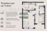 Trosoban stan, Jagodina | Prodaja · 72m² · 136.256€
