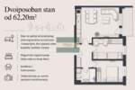 Dvoiposoban stan, Jagodina | Prodaja · 62m² · 121.768€