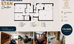 Cetvorosoban stan, Niš - Centar | Prodaja · 95m² · 170.000€