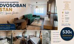 Dvosoban stan, Novi Sad | Izdavanje · 45m² · 530€