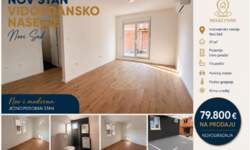 Jednoiposoban stan, Novi Sad | Prodaja · 38m² · 79.800€