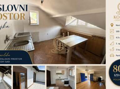 Poslovni prostor / Lokal, Novi Sad | Izdavanje · 100m² · 800€