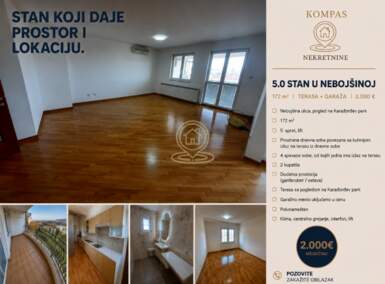 Stan, Beograd - Karađorđev park | Izdavanje · 172m² · 2.000€