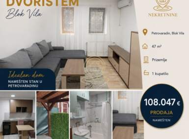 Jednoiposoban stan, Novi Sad - Blok Vila | Prodaja · 47m² · 108.047€