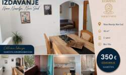 Jednoiposoban stan, Novi Sad | Izdavanje · 43m² · 350€