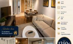 Trosoban stan, Beograd - Gundulićev venac | Izdavanje · 61m² · 1.350€