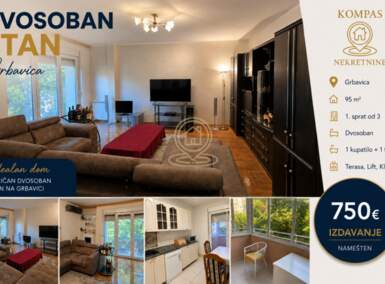 Dvosoban stan, Novi Sad | Izdavanje · 95m² · 750€