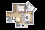 Dvosoban stan, Novi Sad | Prodaja · 45m² · 170.215€